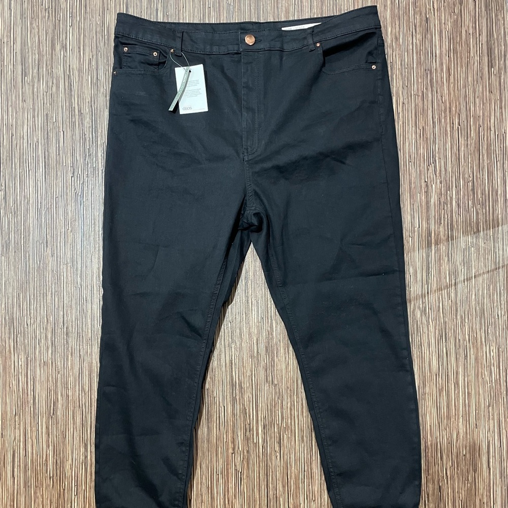 ASOS Black Denim Jean. Size 18. NWT.